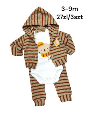 ONNO 6.75 (3-9M) 3szt. 27 zł.