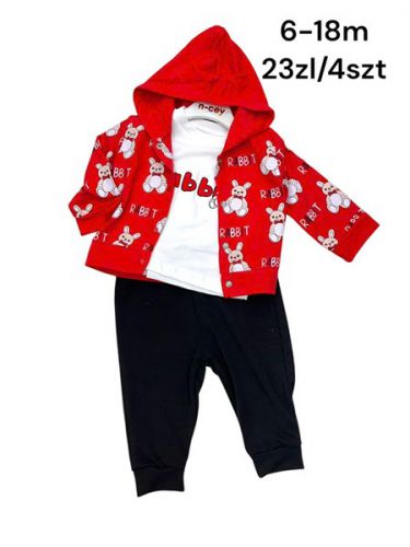 ONNO 6.78 (6-18M) 4szt. 23 zł.