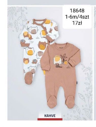 ONNO 18648 (1-6m) 4szt. 17 zł