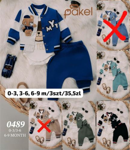 ONNO 0489 (0-9M) 3szt 35.5 zł